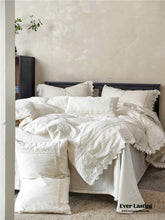 Fontainebleau Linen Cotton Embroidered Floral Bedding Set